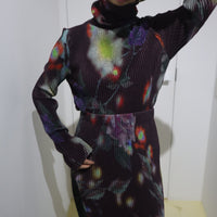 JULIA HEUER RU PLEATED KNIT PULLOVER IN EDWARD