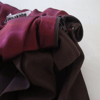 MIKIOSAKEBE SHRINK PLEATS MINI SKIRT