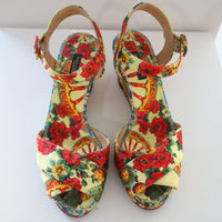 DOLCE&GABBANA FLOWER SHOES SIZE37.5