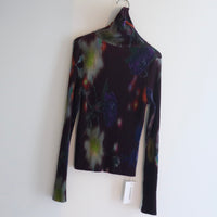 JULIA HEUER RU PLEATED KNIT PULLOVER IN EDWARD