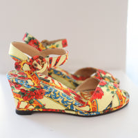DOLCE&GABBANA FLOWER SHOES SIZE37.5