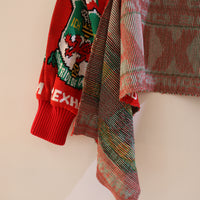 ADAM JONES WREXHAM SCARF OPEN BACK JUMPER