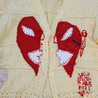 VAVA DUDU EMBROIDERY CARDIGAN YELLOW