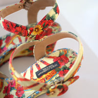 DOLCE&GABBANA FLOWER SHOES SIZE37.5