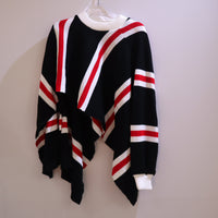 ADAM JONES ONE SLEEVE SCARF JUMPER