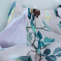 JULIA HEUER KENZA HAND PLEATED SKIRT IN EDWARD PINK