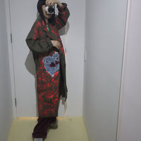 VAVA DUDU HAND-PAINTED DENIM PATCH COAT
