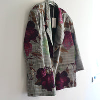 JULIA HEUER ARNOLD JACKET IN ROSALIND BORDEAUX