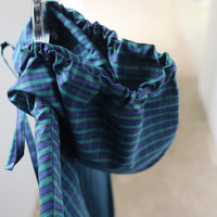 <EXCLUSIVE>MERYLL ROGGE CLASSIC SHIRT WITH HOOD GREEN×BLUE×BLACK CHECK