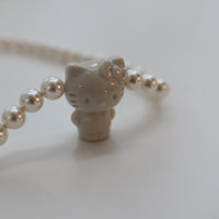 ANDRESGALLARDO HELLO KITTY & PEARLS NECKLACE