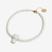 ANDRESGALLARDO HELLO KITTY & PEARLS NECKLACE