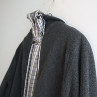 ANIGIG FINEST MATERIALS COAT “C” CHARCOAL GREY