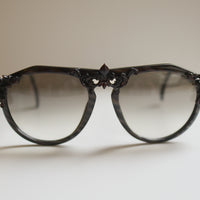 ANIGIG MOLDING GLASSES DARK BROWN×GRAY
