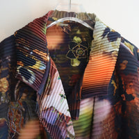 JULIA HEUER JOHAN HANDPLEATED COAT IN NOLA