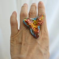 MATHILDE HIRON SMALL RING BLUEMIX