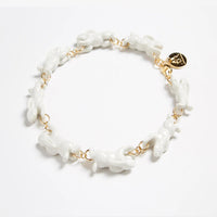 ANDRESGALLARDO RUNNING RABBIT NECKLACE