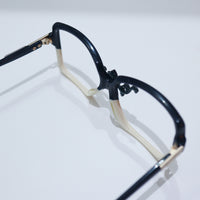 ANIGIG MOLDING GLASSES NAVY×IVORY