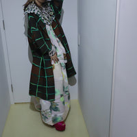 JULIA HEUER JOHAN HANDPLEATED COAT IN N HARALD