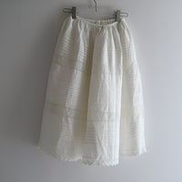 YUHAN WANG LACE TRIMMED WALIKING SKIRT