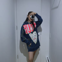 VAVA DUDU EMBROIDERY HOODIE
