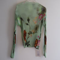 JULIA HEUER LEE PLEATED TOP IN EDWARD GREEN