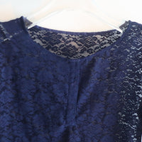 ANIGIG BELL SLEEVE LACE HENLEY TOP