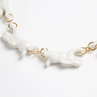 ANDRESGALLARDO RUNNING RABBIT NECKLACE