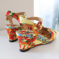 DOLCE&GABBANA FLOWER SHOES SIZE37.5