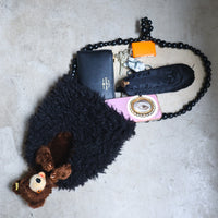 ANIGIG ANIMAL FLUFFY SHOULDER BAG"BEAR"