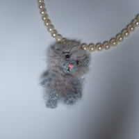 MINITURE FLUFFY BEAR “WHITE”