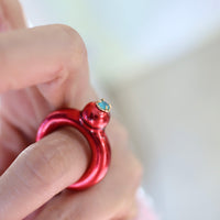 IMAGO RING SEA BLUE CHALCEDONY