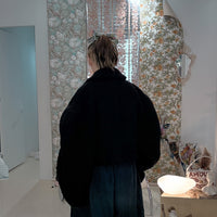 YUHAN WANG WOOL-BLEND BOUCLE JACKET