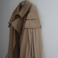 ANREALAGE HOMME PANEL PATCHWORK TRENCH COAT