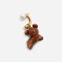 ANDRESGALLARDO SNUFFY & PEARL SING EARRING
