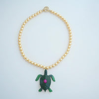 ANIGIG TURTLE PEARL NECKLACE