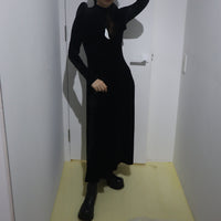 MELITTA BAUMEISTER CIRCLE SHOULDER DRESS