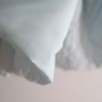 ANIGIG PUDDING COAT SHORT LACE×LIGTHBLUE