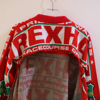 ADAM JONES WREXHAM SCARF OPEN BACK JUMPER