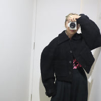 YUHAN WANG WOOL-BLEND BOUCLE JACKET