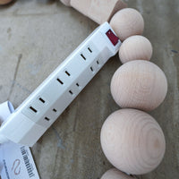 NATURAL CABLE JEWELRY WOOD NATURAL 2M