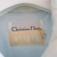 ANIGIG PUDDING COAT SHORT LACE×LIGTHBLUE