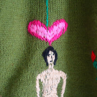 SOFIO GONGLI PULLOVER KNIT KHAKI