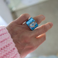 IMAGO RING AQUA MARINE
