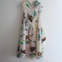 JULIA HEUER MAYA HANDPLEATED DRESS IN EDWARD