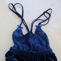 TRANSE PARIS SILK VELVET PANTS