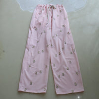 MIKIOSAKABE EMBROIDE RY FLAT PANTS