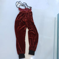 TRANSE PARIS SILK VELVET PANTS