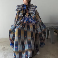 <EXCLUSIVE>JULIA HEUER JOHAN HANDPLEATED COAT IN HELGE
