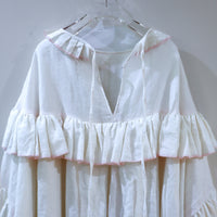 ANIGIG FLORIS DRESS WHITE