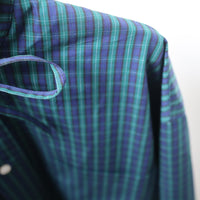 <EXCLUSIVE>MERYLL ROGGE CLASSIC SHIRT WITH HOOD GREEN×BLUE×BLACK CHECK